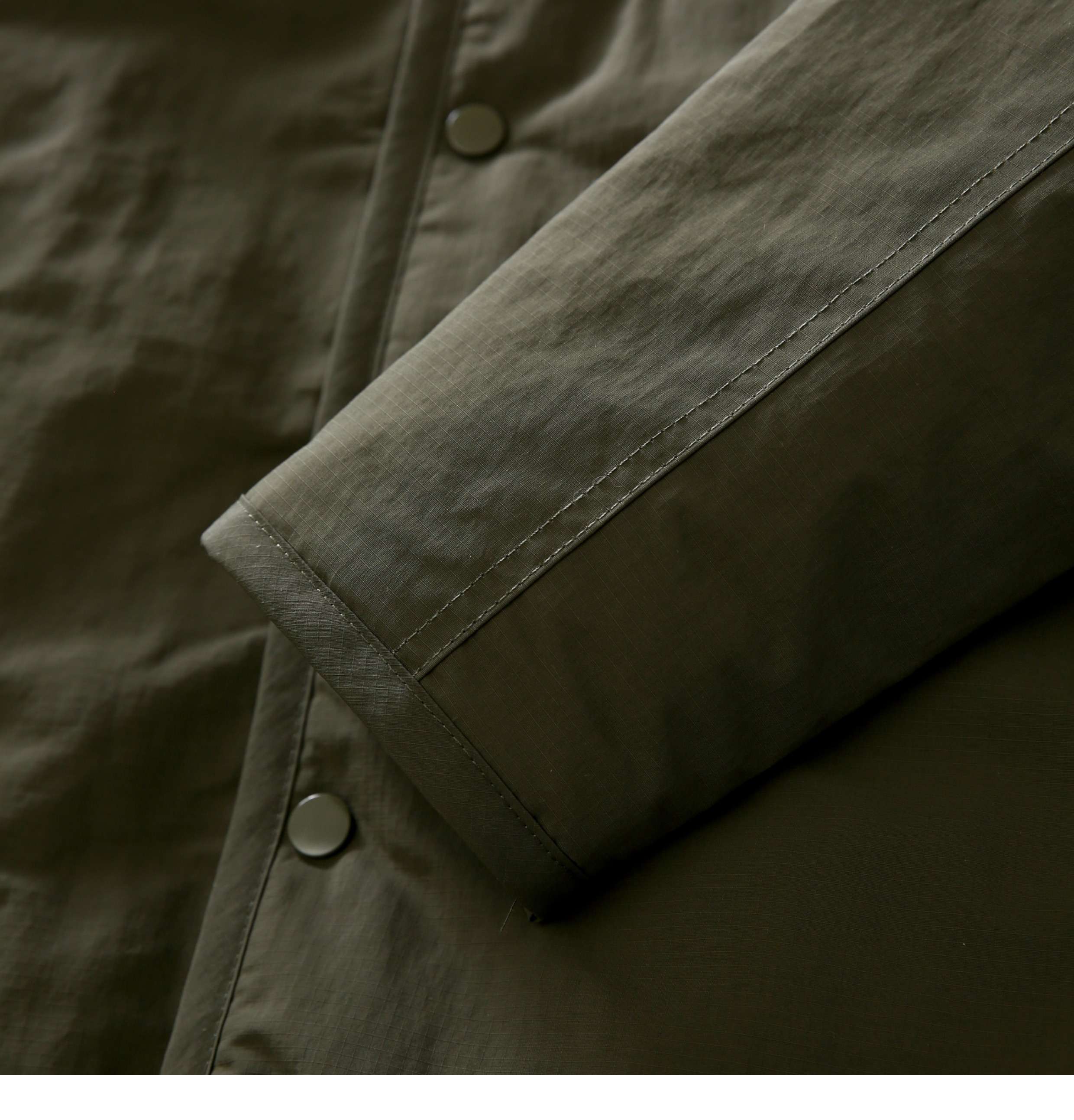 軍服調 中綿入りノーカラージャケット ミリタリージャケット