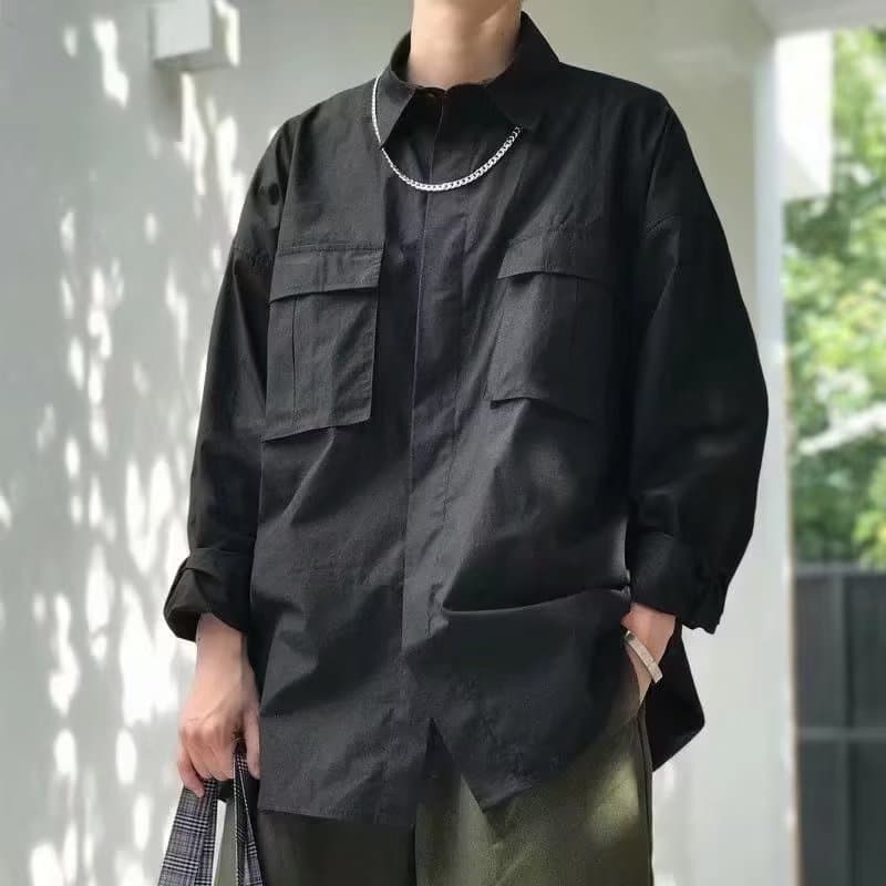ワイドシルエットジャケット ミリタリージャケット