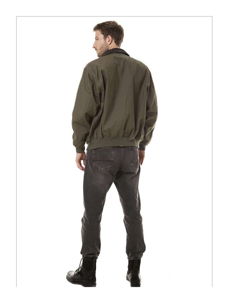 クラシカルレザー襟フライトジャケット A-2タイプ ミリタリージャケット