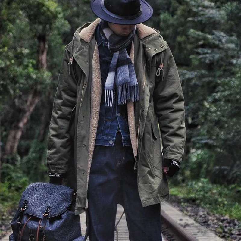 モッズタイプ 裏ボア付きミリタリーコート ミリタリージャケット