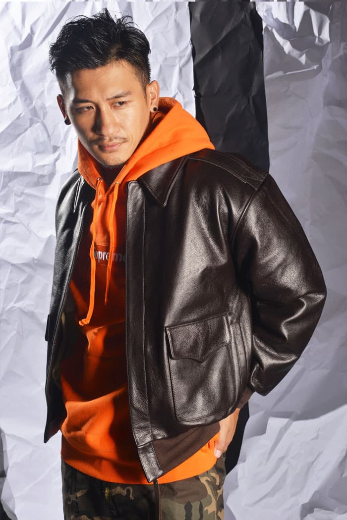 ミリタリージャケット フライトレザージャケット 牛革仕様