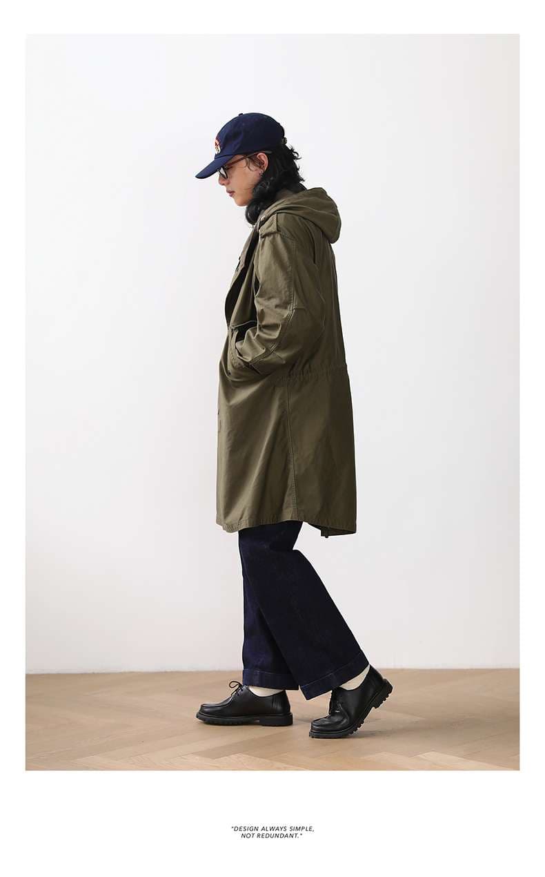 ミリタリーモッズコート ロング丈ジャケット ミリタリージャケット