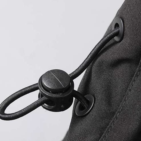 長め丈 中綿入り フード付きコート ミリタリージャケット