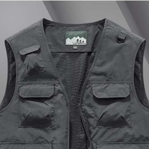 アウトドア多機能ベストジャケット ミリタリージャケット