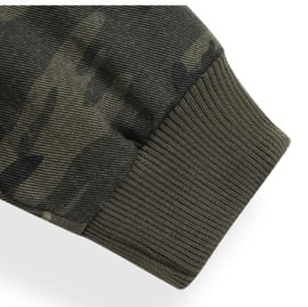 ボアファー付き迷彩柄フライトジャケット ミリタリージャケット