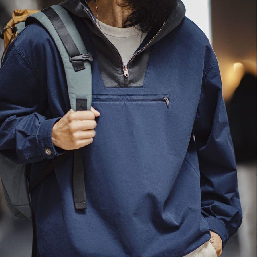 都会派アノラックプルオーバー ミリタリージャケット 