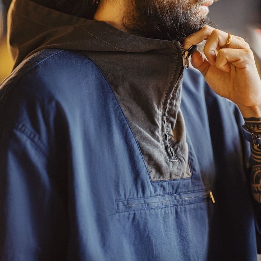 都会派アノラックプルオーバー ミリタリージャケット 