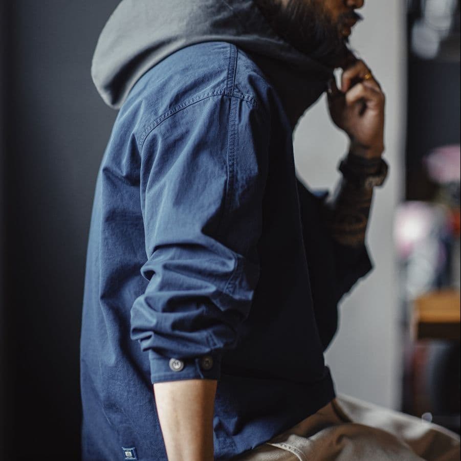 都会派アノラックプルオーバー ミリタリージャケット 