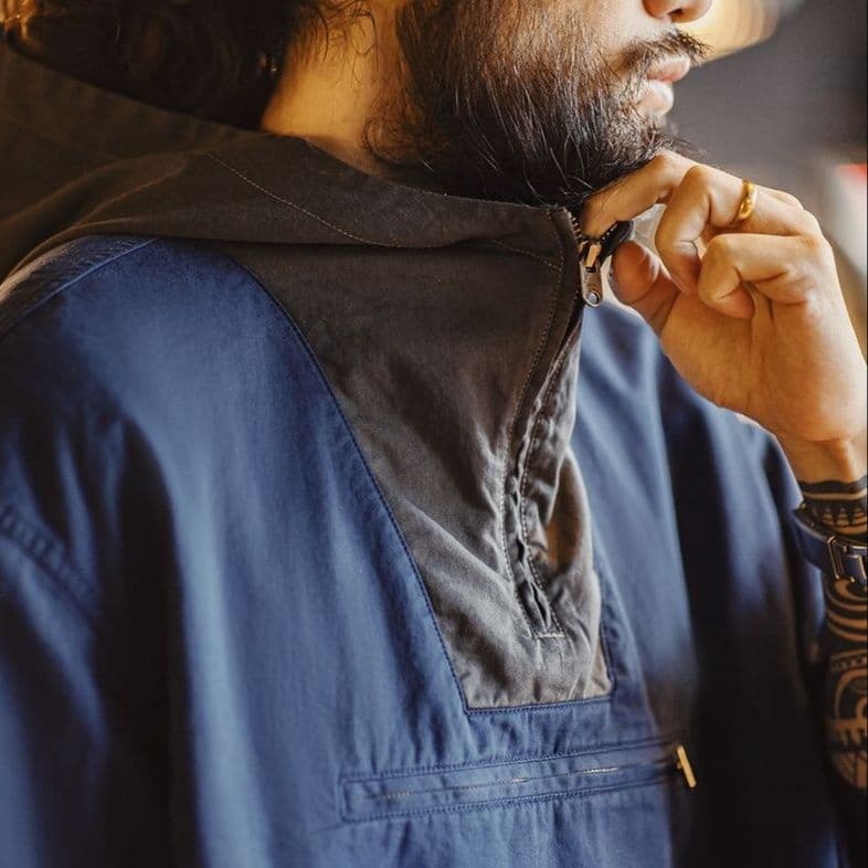 都会派アノラックプルオーバー ミリタリージャケット 