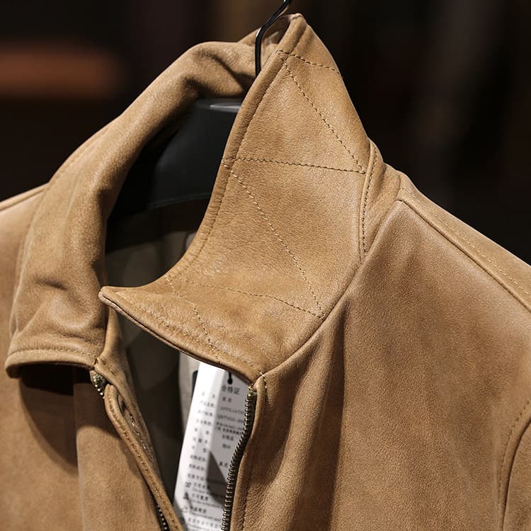 ミリタリージャケット 上質革素材 ミリタリー フライトジャケット