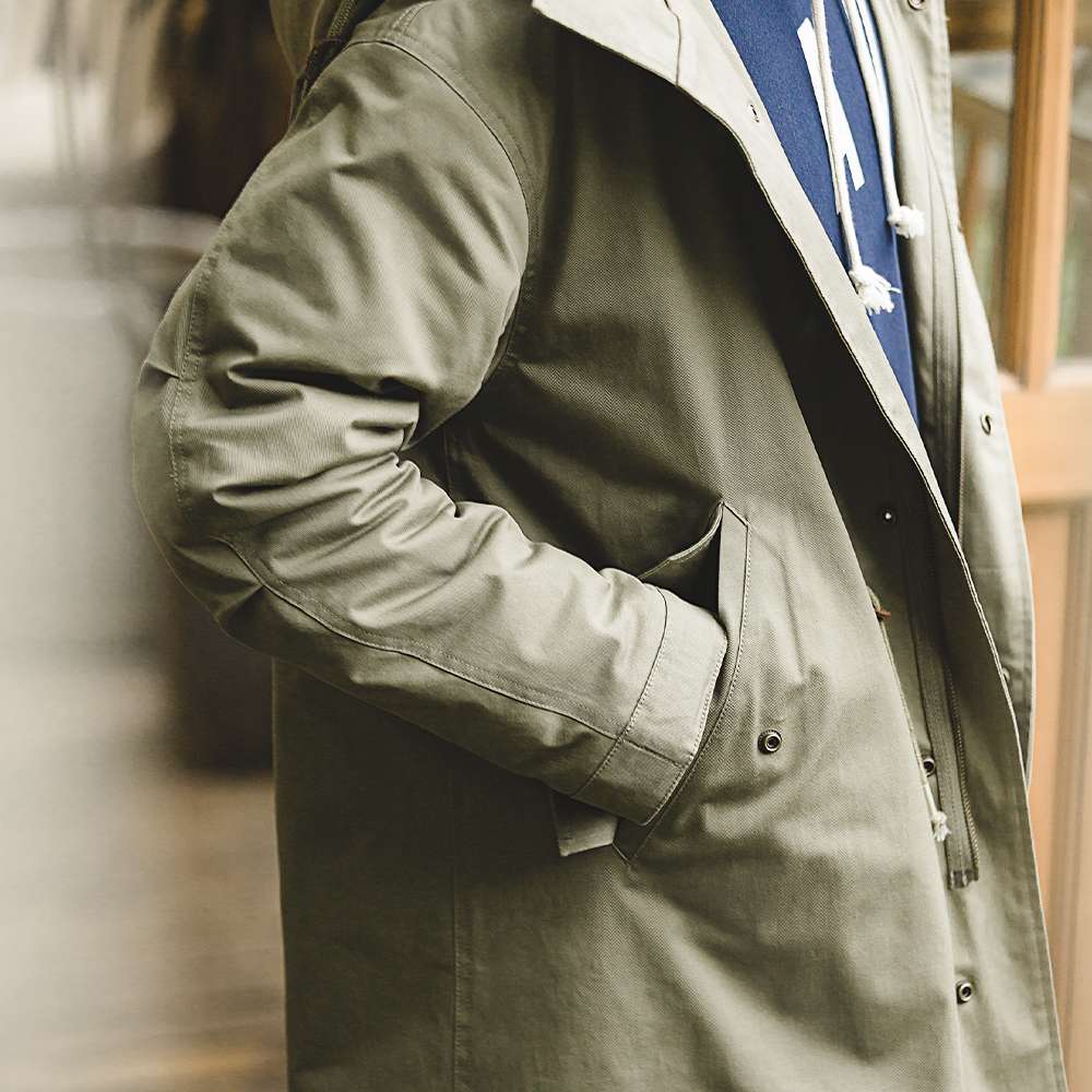 軍用スタイル フィッシュテール モッズコート ミリタリージャケット