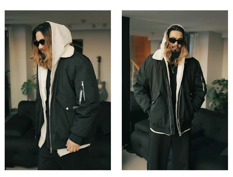 防寒性抜群 フライトジャケット ミリタリージャケット