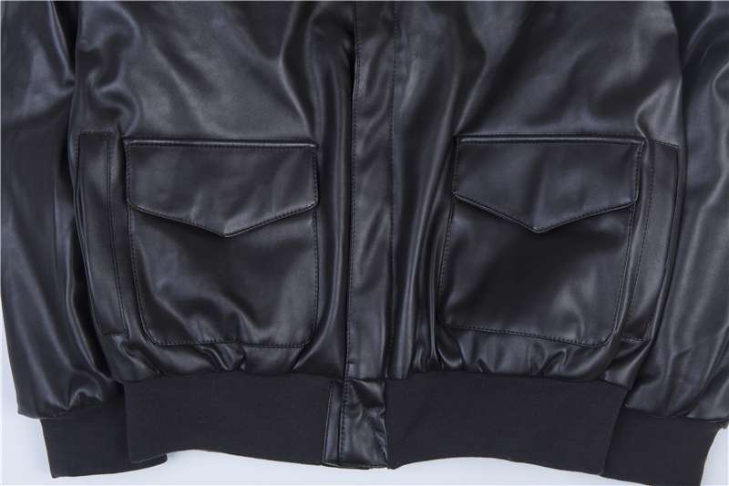 フライトジャケット ミリタリーレザーブルゾン A-2タイプ ミリタリージャケット