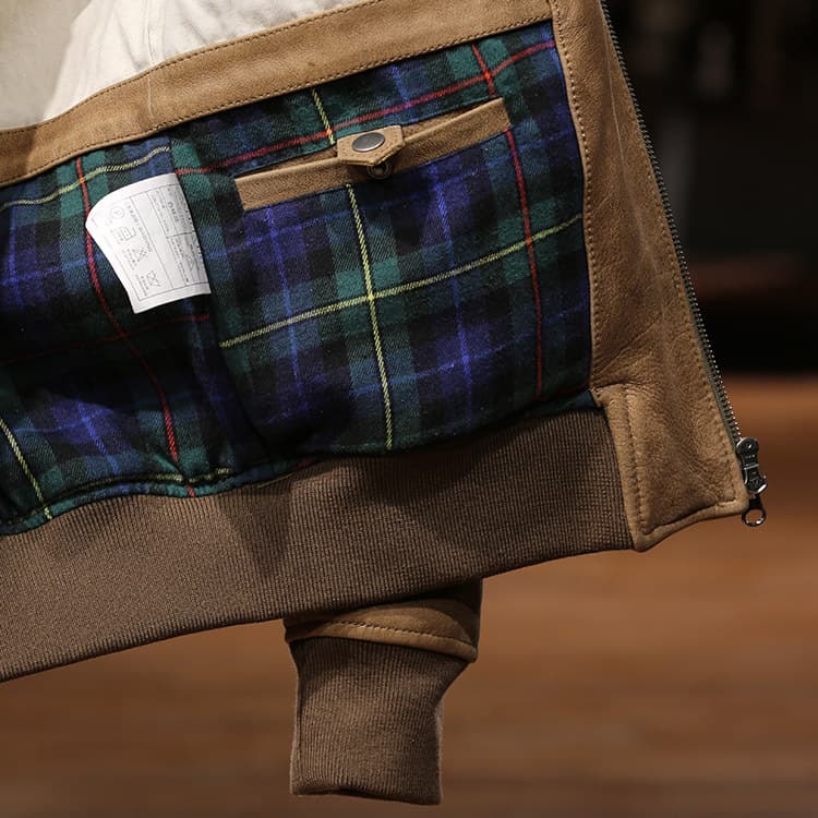 ミリタリージャケット 上質革素材 ミリタリー フライトジャケット