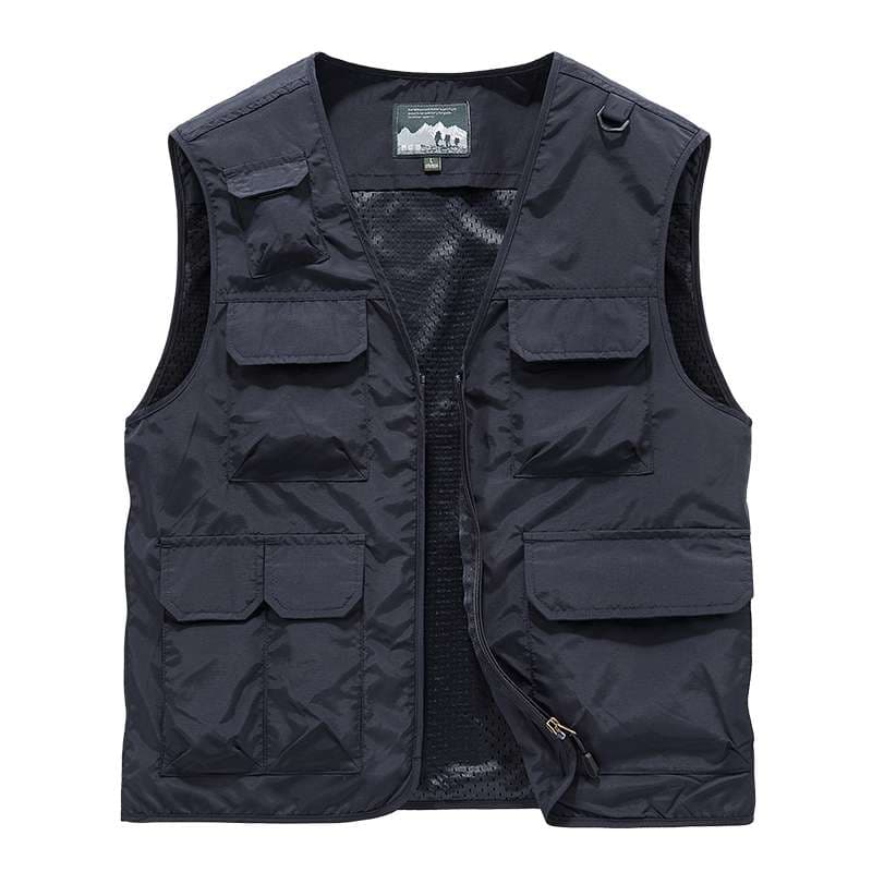 アウトドア多機能ベストジャケット ミリタリージャケット
