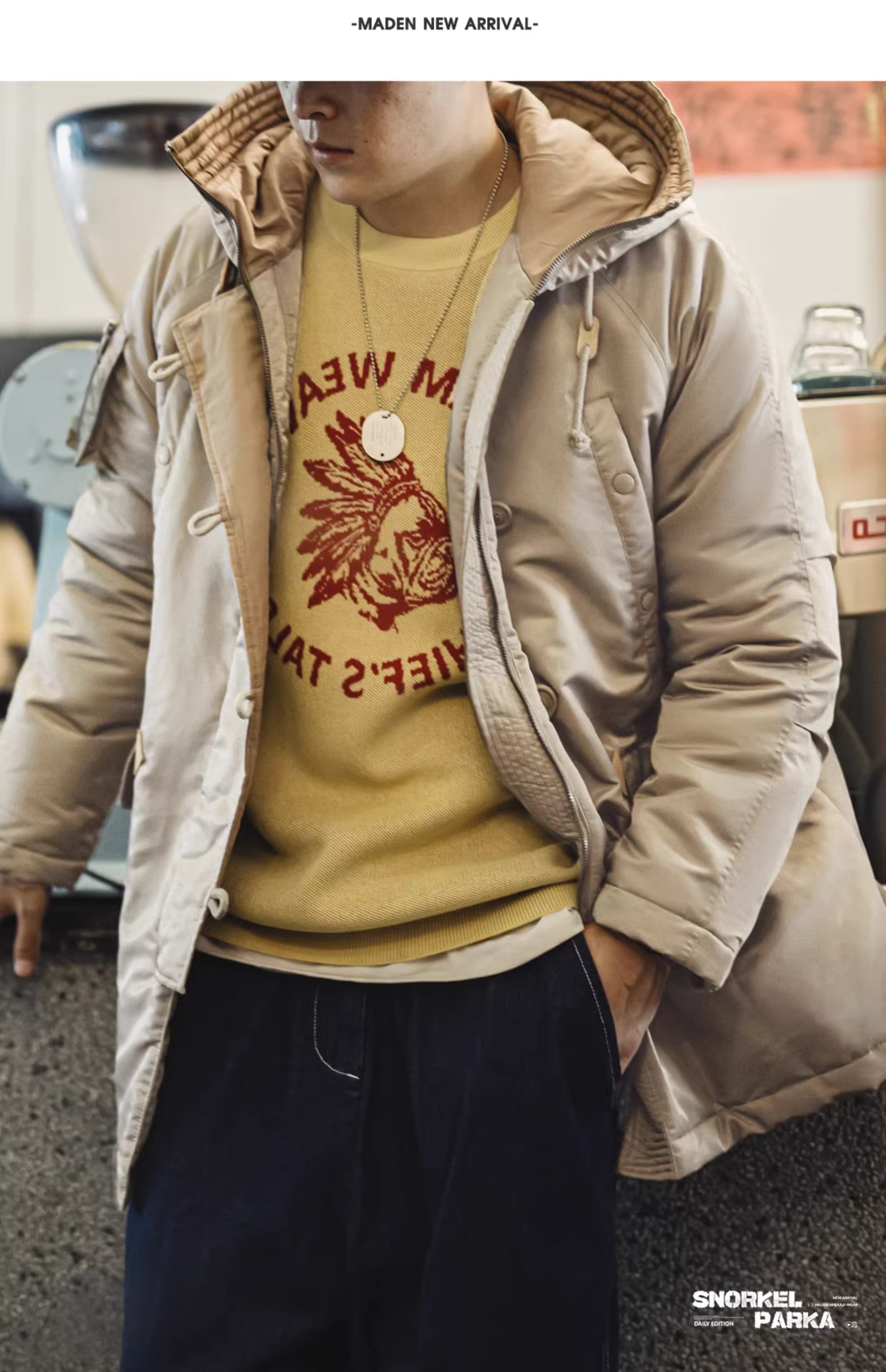 機能性抜群 防寒スノーケルパーカー ミリタリージャケット