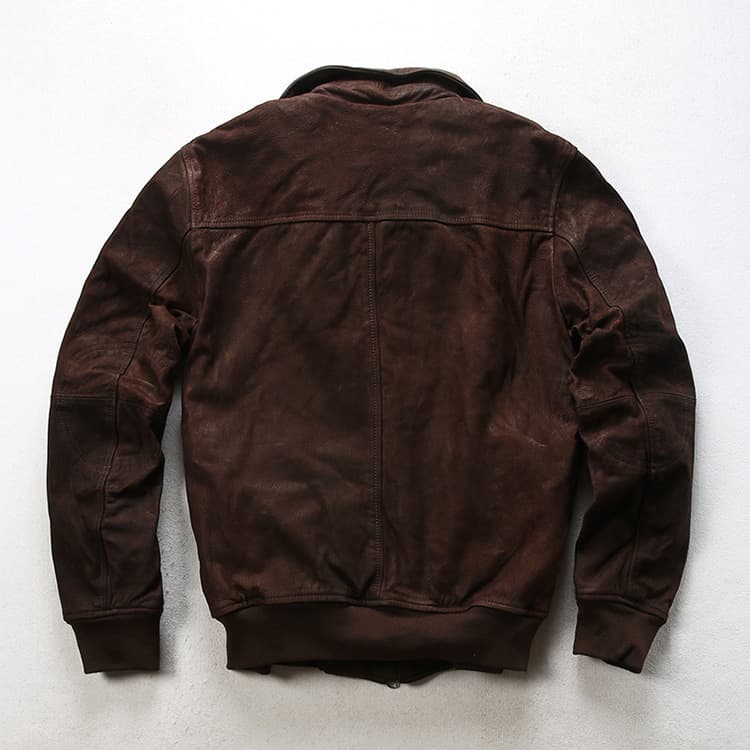 ミリタリージャケット 上質革素材 ミリタリー フライトジャケット