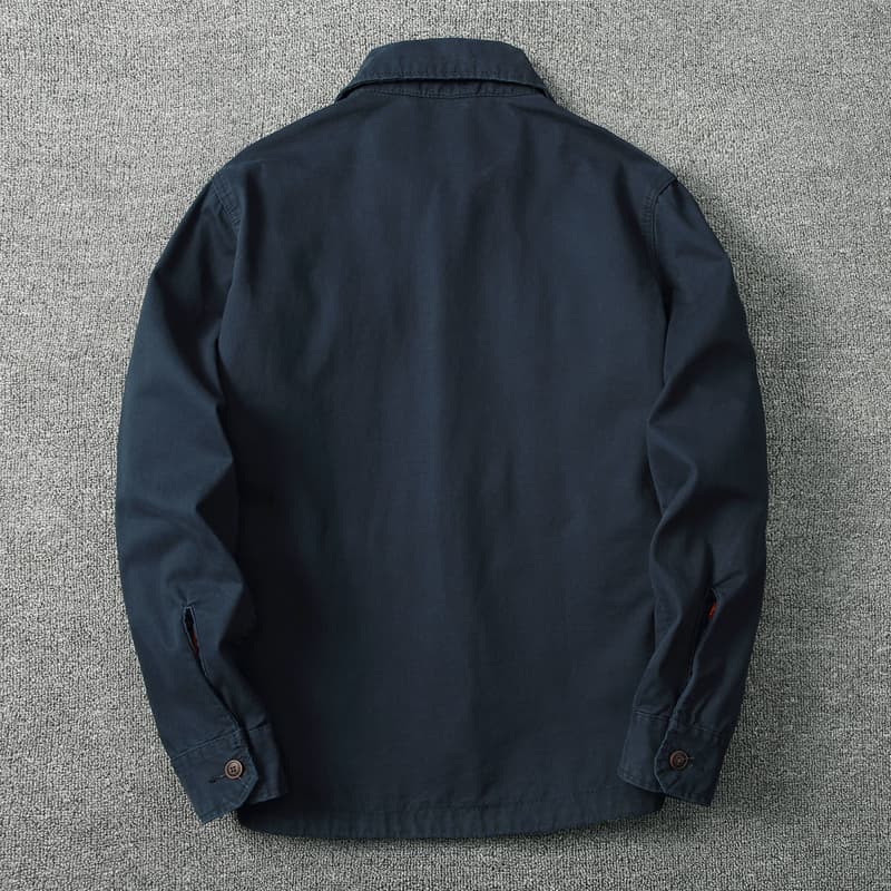ミリタリージャケット 作業用多機能シャツジャケット