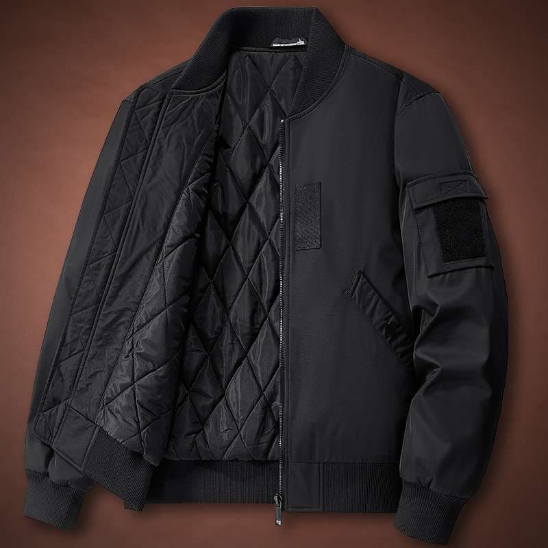 都会派 キルティング 中綿 ライダースジャケット ミリタリージャケット