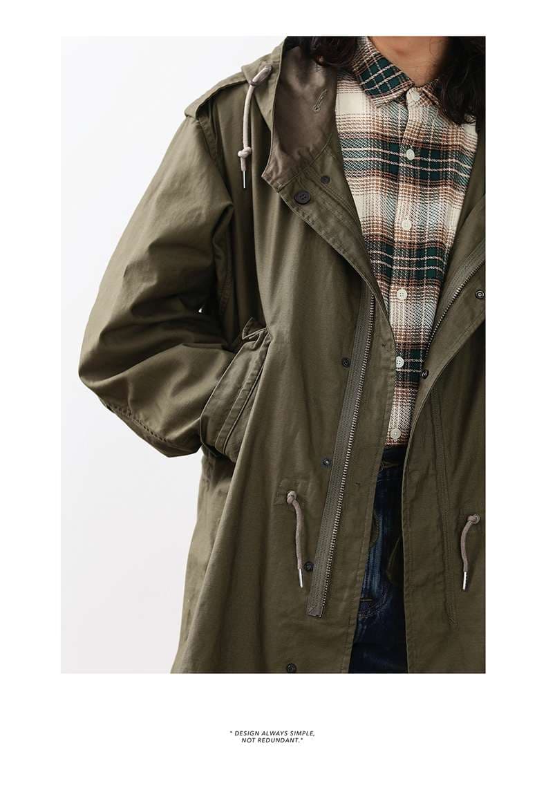 ミリタリーモッズコート ロング丈ジャケット ミリタリージャケット