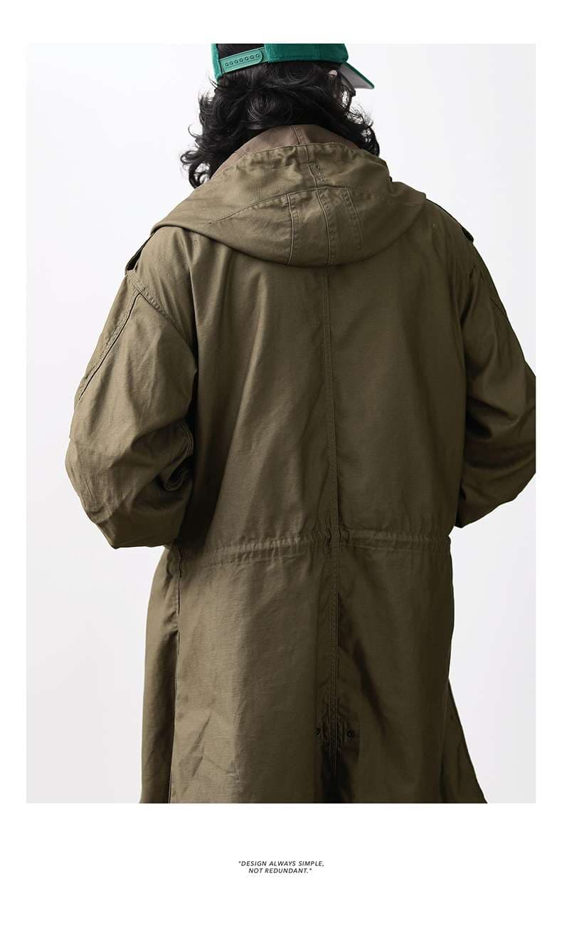 ミリタリーモッズコート ロング丈ジャケット ミリタリージャケット