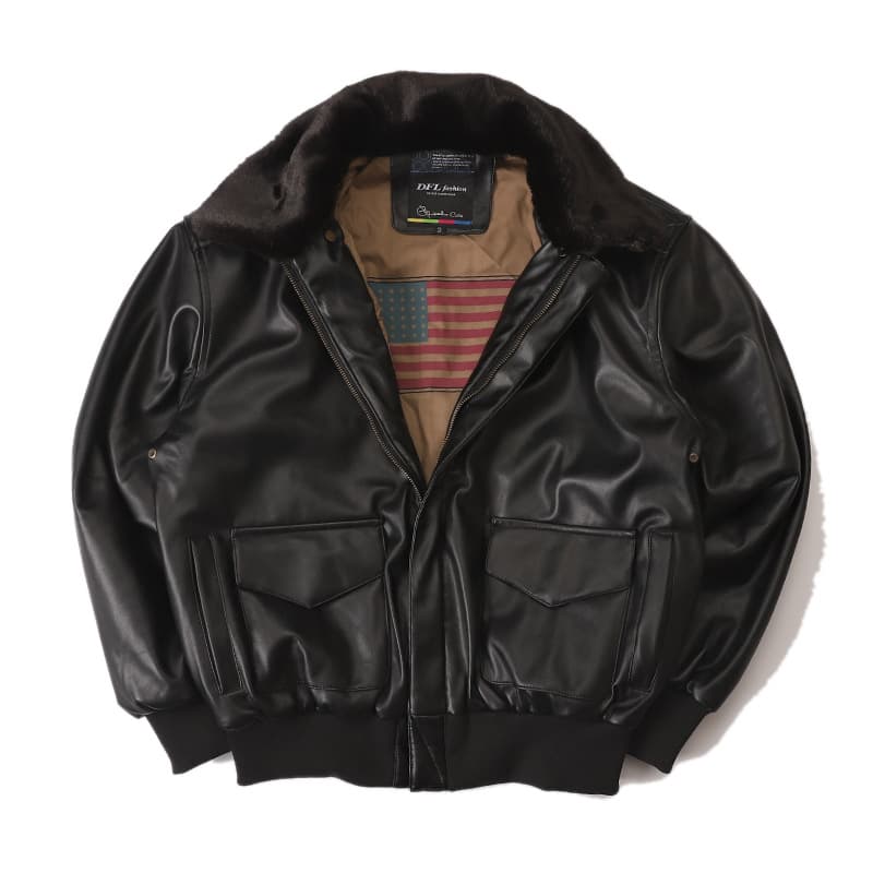 ミリタリージャケット クラシック飛行隊レザージャケット