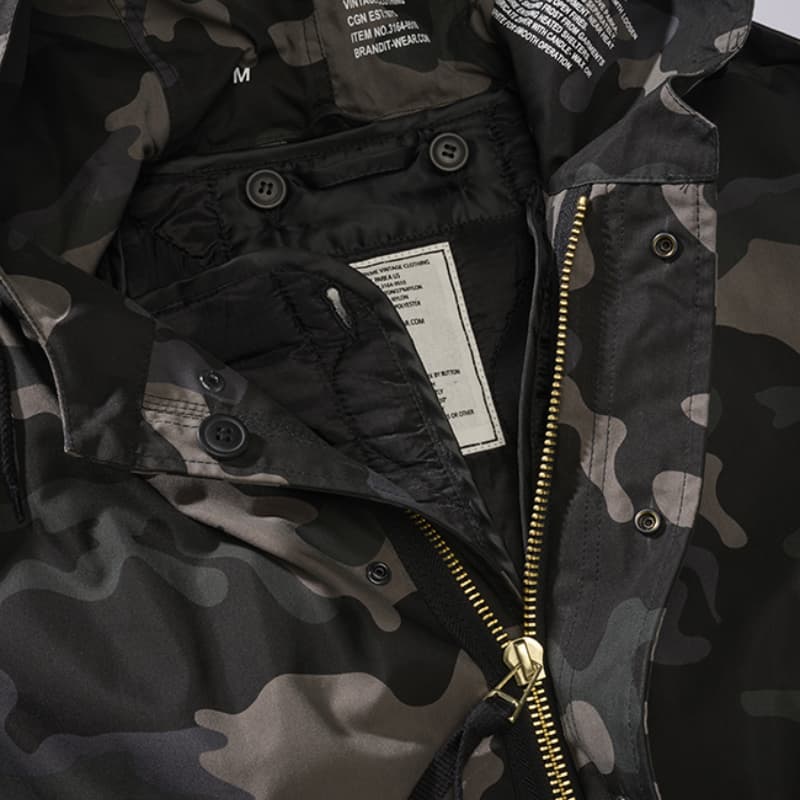 ヴィンテージ迷彩ミリタリーモッズコート　ミリタリージャケット 