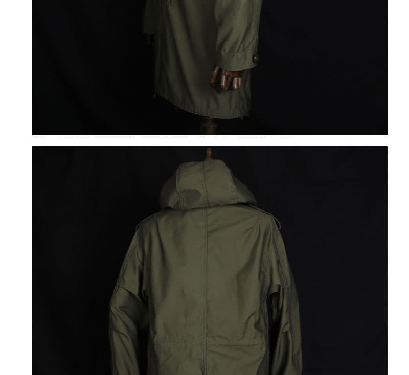 フード付き ミリタリージャケット
