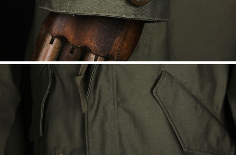 フード付き ミリタリージャケット