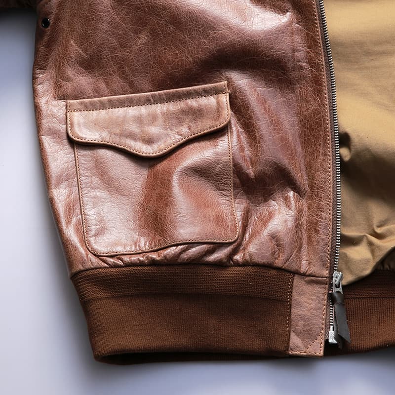 ミリタリージャケット クラシカルフライトレザージャケット