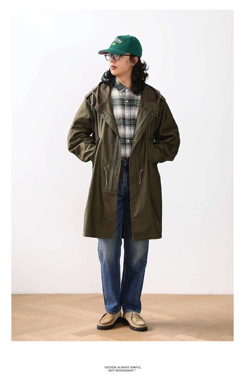 ミリタリーモッズコート ロング丈ジャケット ミリタリージャケット