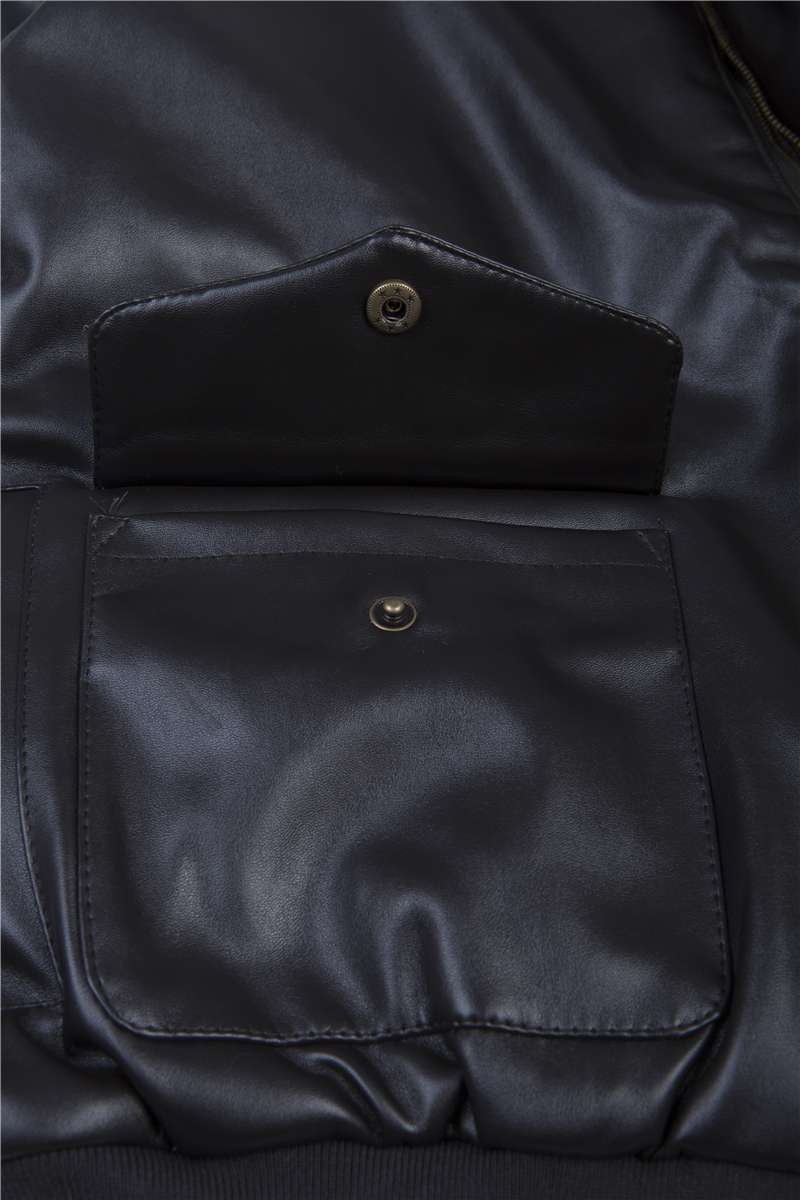 フライトジャケット ミリタリーレザーブルゾン A-2タイプ ミリタリージャケット