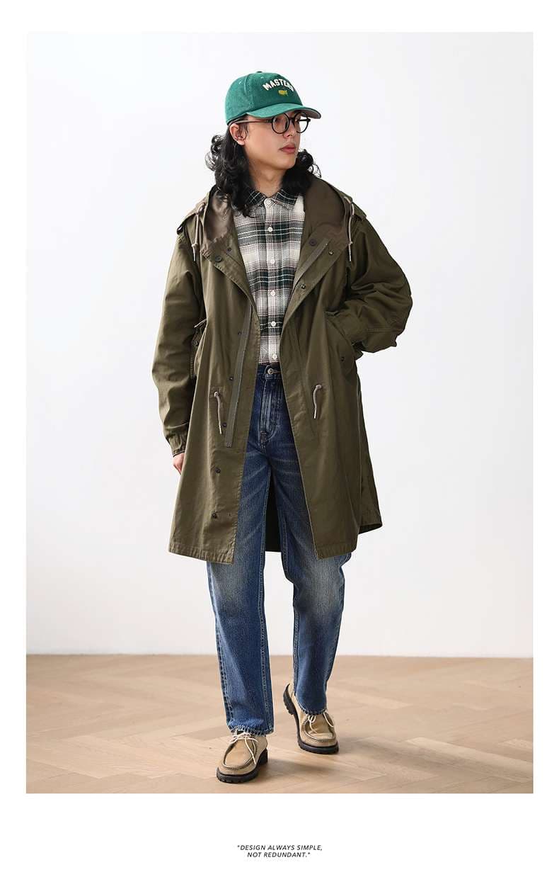 ミリタリーモッズコート ロング丈ジャケット ミリタリージャケット