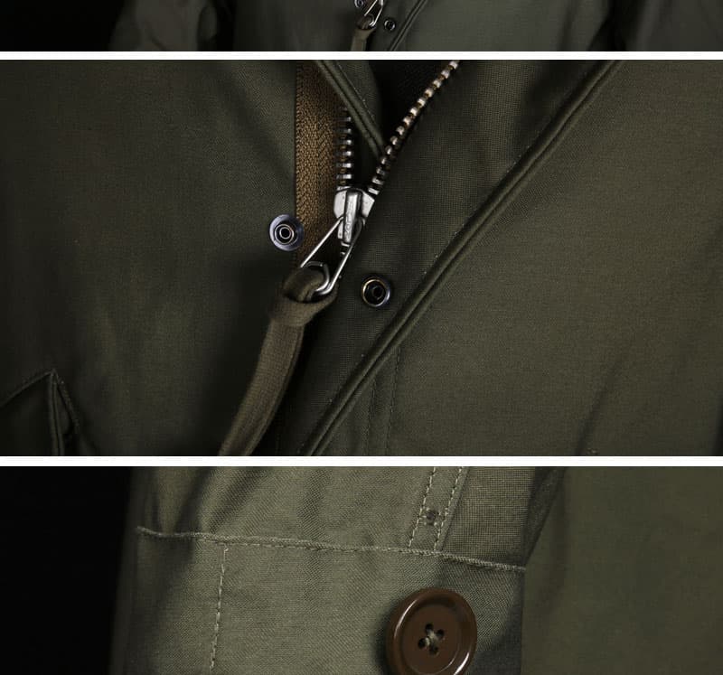 フード付き ミリタリージャケット