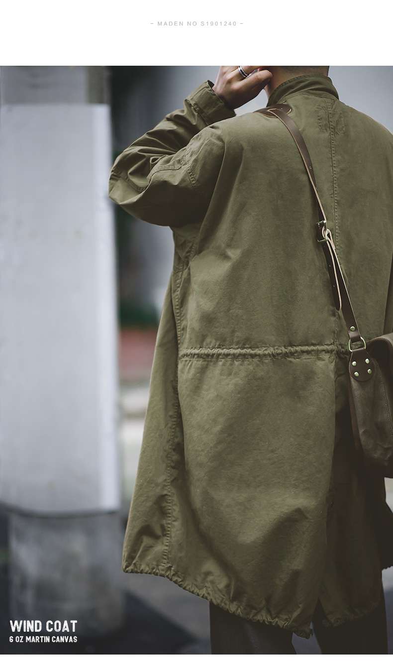 シンプル ミリタリーフィールドジャケット m-65タイプ