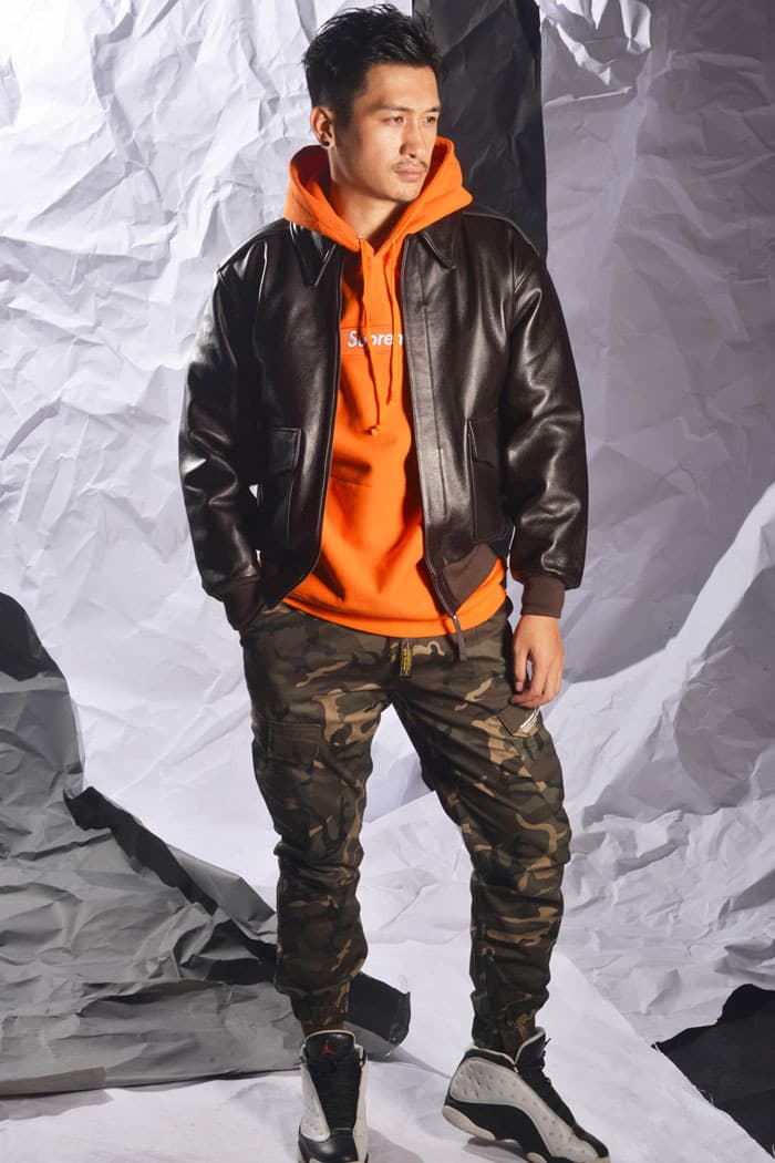 ミリタリージャケット フライトレザージャケット 牛革仕様