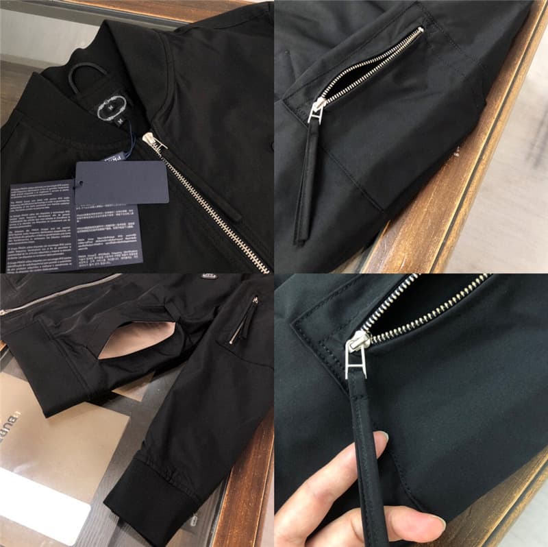 ミリタリージャケット ミリタリー調リブ使いジャケット