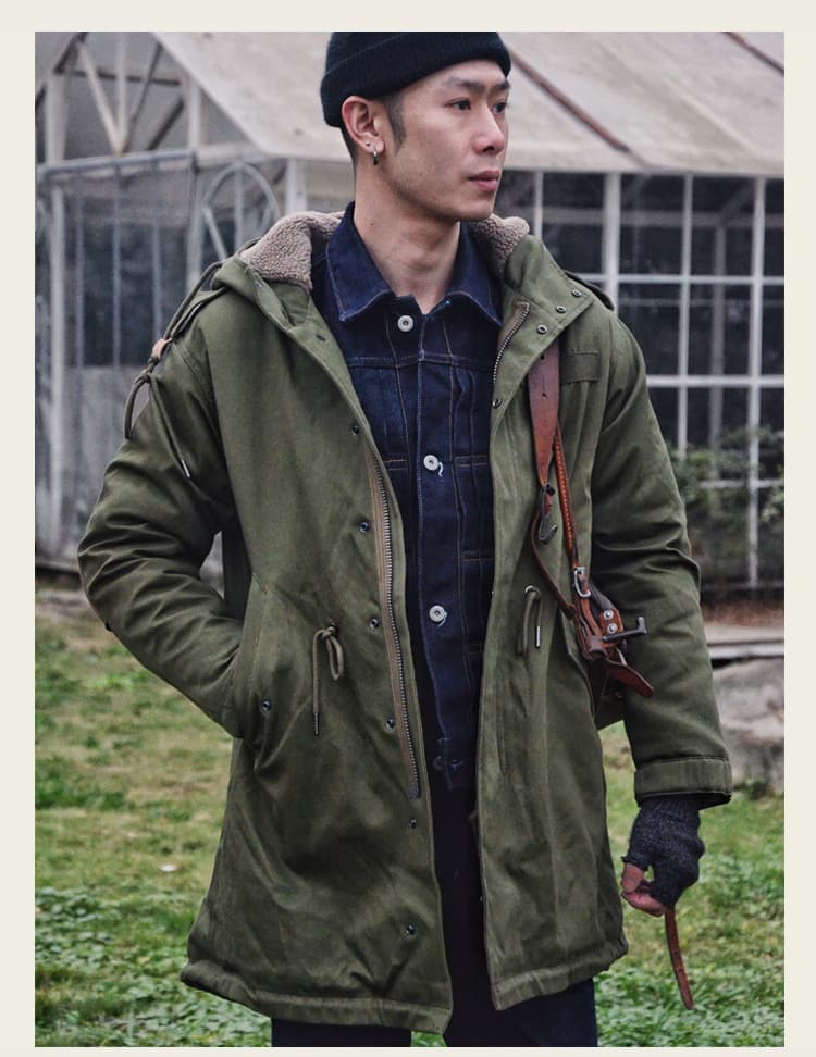 ミリタリーシェルパーカー モッズコート ミリタリージャケット