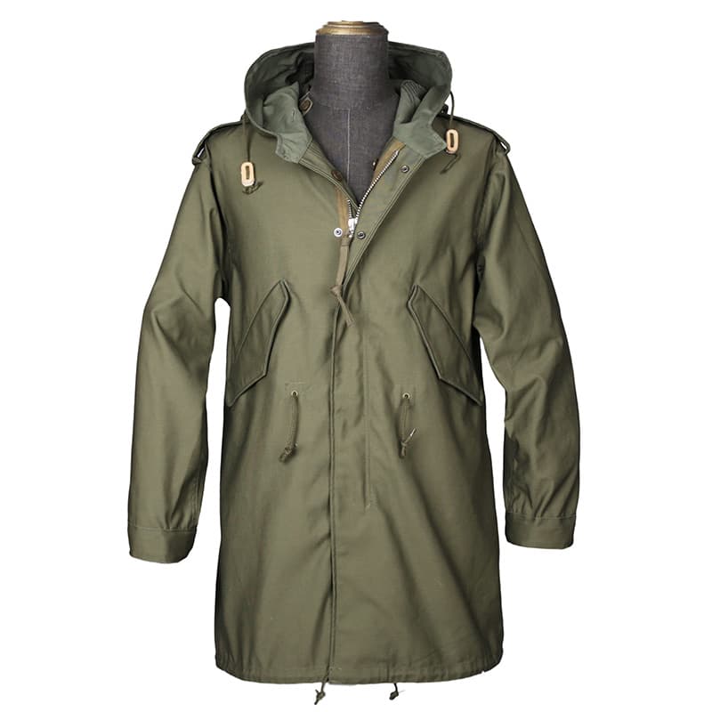 フード付き ミリタリージャケット