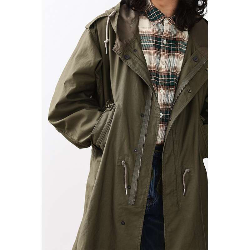 ミリタリーモッズコート ロング丈ジャケット ミリタリージャケット