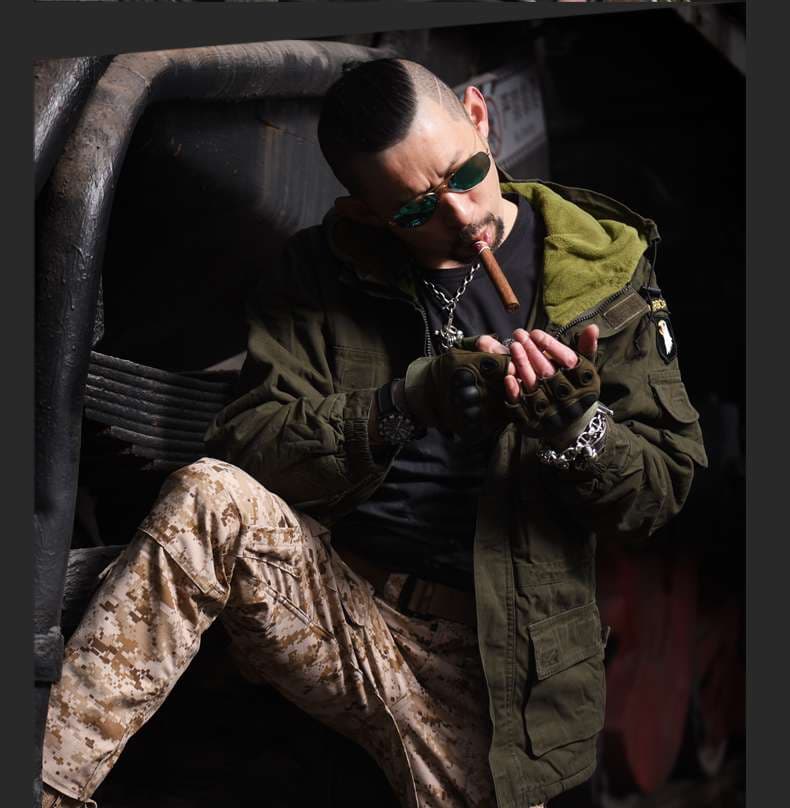 アメリカ軍モチーフ ミリタリーフィールドジャケット
