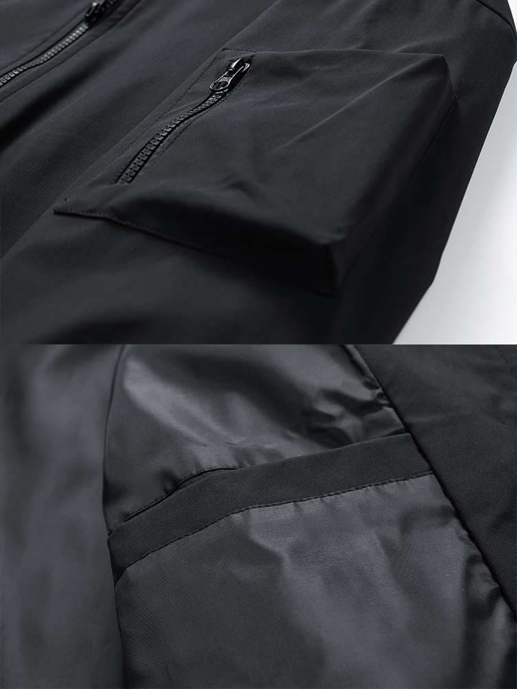 シンプルデザイン 軽量フライトジャケット ミリタリージャケット