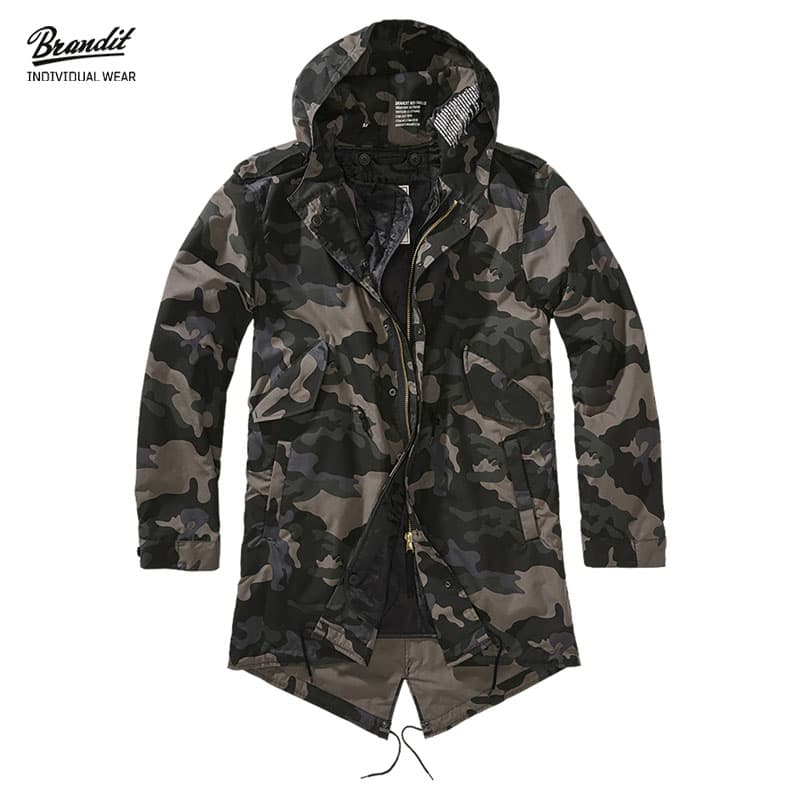 ヴィンテージ迷彩ミリタリーモッズコート　ミリタリージャケット 