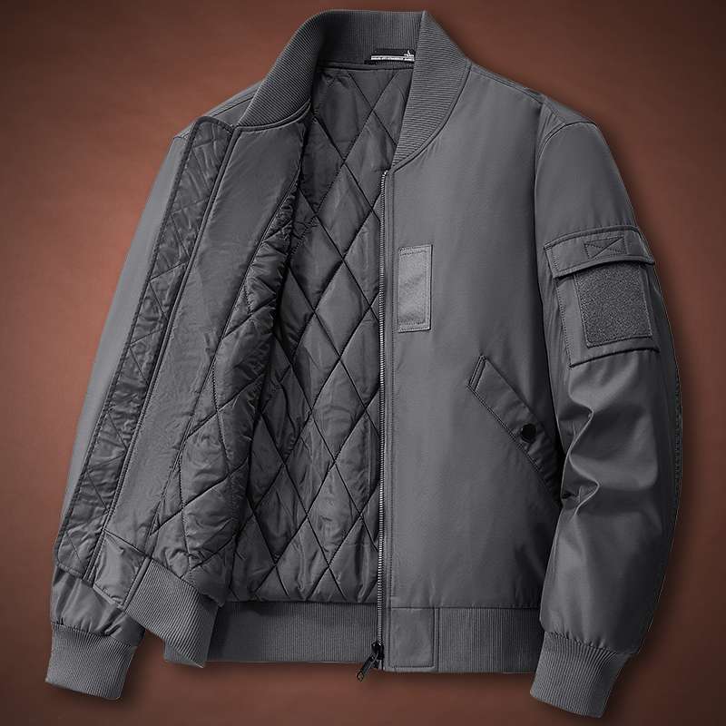 都会派 キルティング 中綿 ライダースジャケット ミリタリージャケット