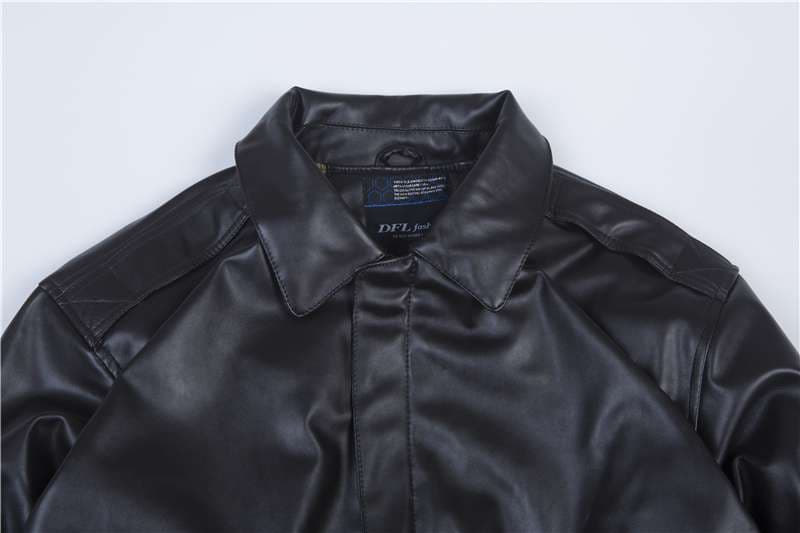 フライトジャケット ミリタリーレザーブルゾン A-2タイプ ミリタリージャケット
