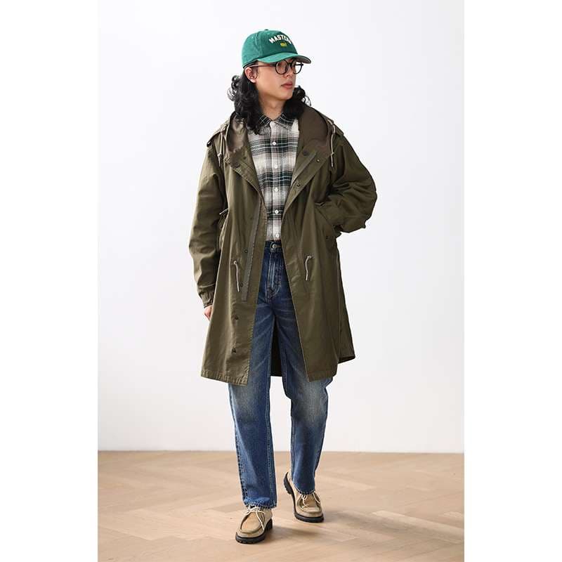 ミリタリーモッズコート ロング丈ジャケット ミリタリージャケット