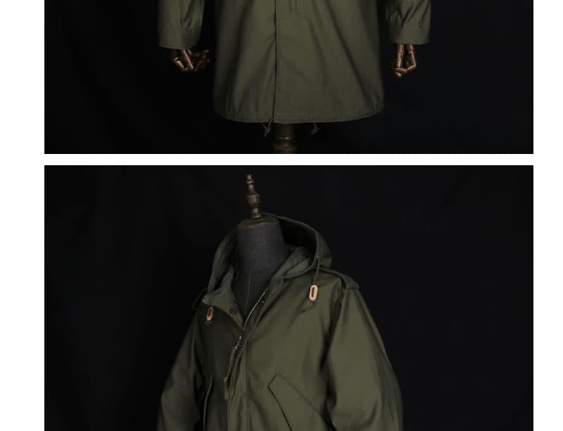 フード付き ミリタリージャケット