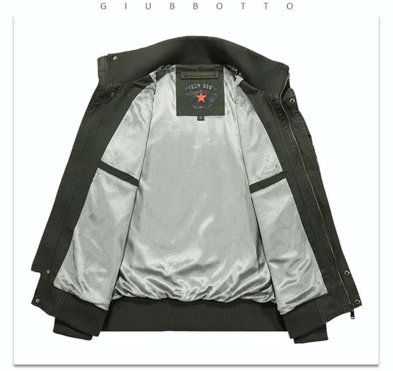 ミリタリースタイル スタンドカラー ジャケット ミリタリージャケット