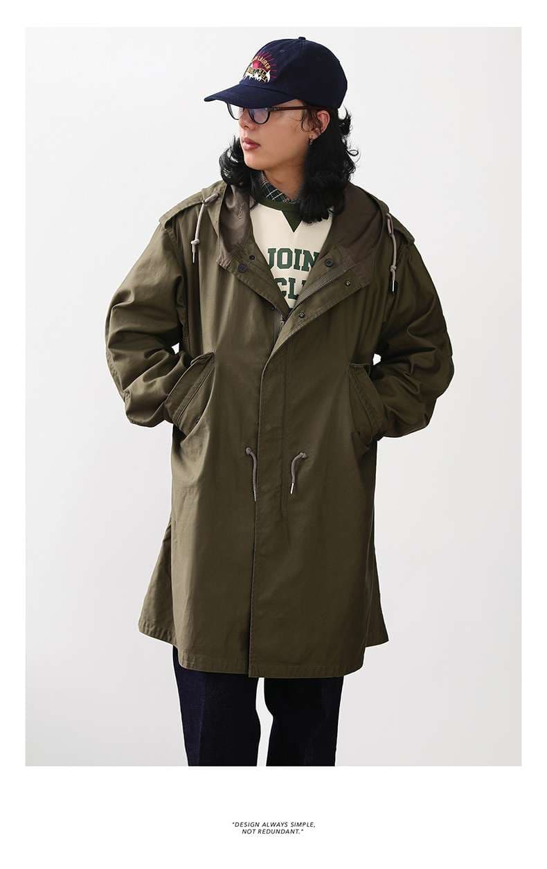 ミリタリーモッズコート ロング丈ジャケット ミリタリージャケット