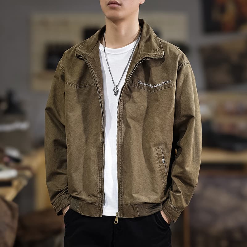 ヴィンテージ風ユーティリティージャケット ミリタリージャケット